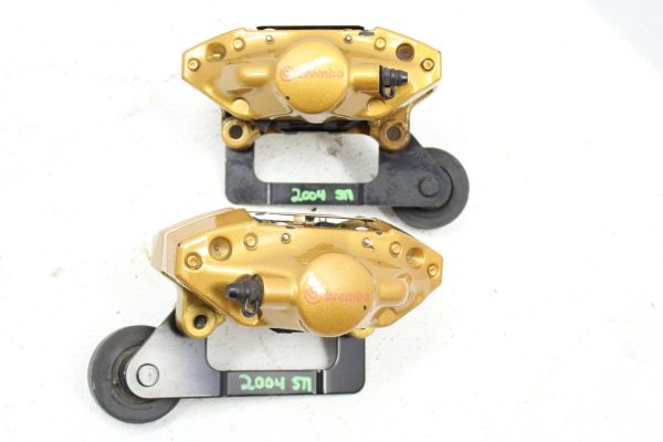 04-07 2004-2007 SUBARU WRX STI FRONT AND REAR BREMBO BRAKE CALIPERS 27K MILES - Image 7