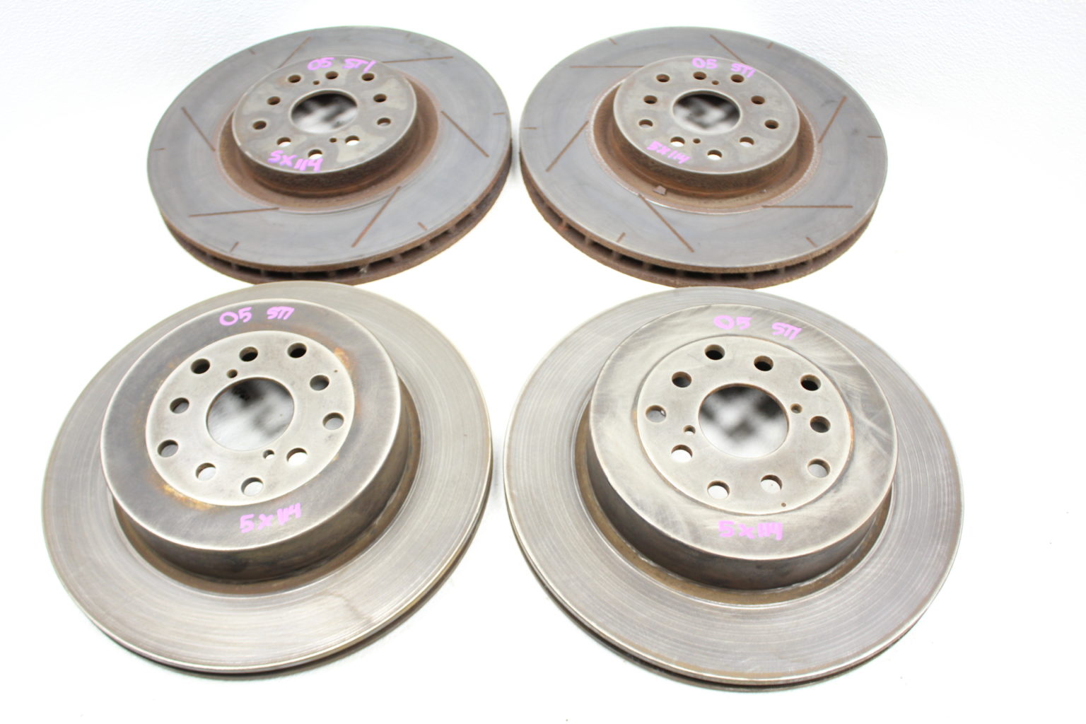 StopTech 08+ Subaru STI (Will Not Fit 05-07) Slotted & Drilled Sport Brake Rotor
