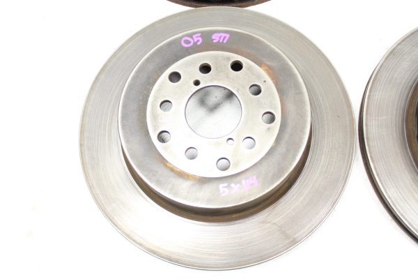 2008-2017 SUBARU WRX STI FRONT & REAR STOPTECH BRAKE ROTORS SET 5X114/5X100 - Image 4