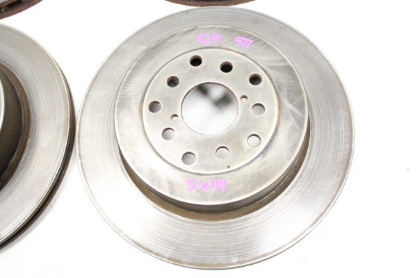 2008-2017 SUBARU WRX STI FRONT & REAR STOPTECH BRAKE ROTORS SET 5X114/5X100 - Image 5