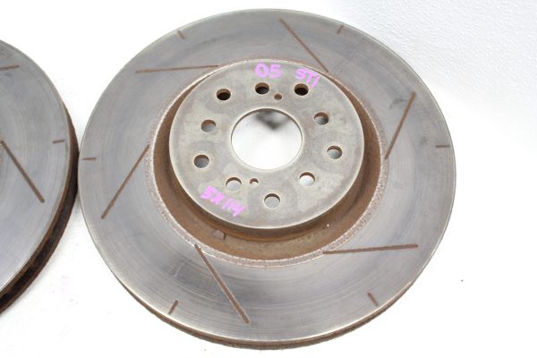 2008-2017 SUBARU WRX STI FRONT & REAR STOPTECH BRAKE ROTORS SET 5X114/5X100 - Image 6