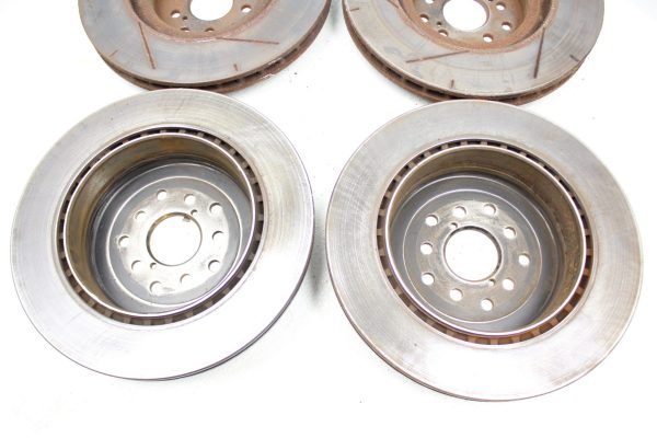 2008-2017 SUBARU WRX STI FRONT & REAR STOPTECH BRAKE ROTORS SET 5X114/5X100 - Image 10