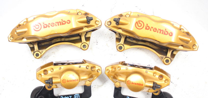 04-07 2004-2007 SUBARU WRX STI FRONT AND REAR BREMBO BRAKE CALIPERS 47K MILES