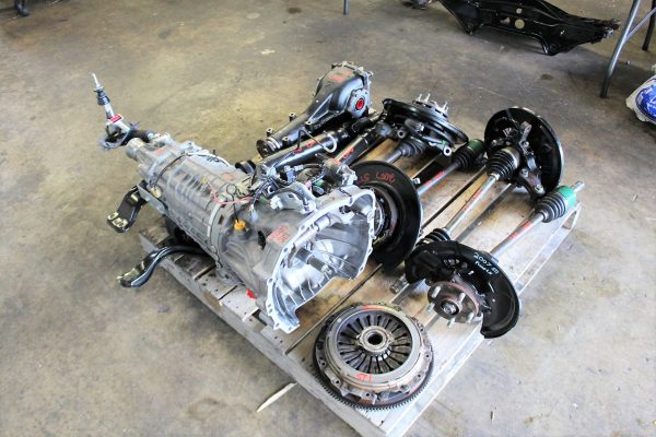 07 2007 SUBARU WRX STI USDM DCCD 6 SPEED TRANSMISSION SWAP 5X114 6MT 54K MILES - Image 4