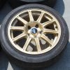 05-07 2005-2007 SUBARU WRX STI GOLD BBS FORGED RIMS WHEELS & TIRES 17X8 5X114 - Image 6