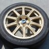 05-07 2005-2007 SUBARU WRX STI GOLD BBS FORGED RIMS WHEELS & TIRES 17X8 5X114 - Image 7
