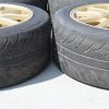 05-07 2005-2007 SUBARU WRX STI GOLD BBS FORGED RIMS WHEELS & TIRES 17X8 5X114 - Image 9
