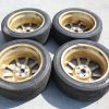 05-07 2005-2007 SUBARU WRX STI GOLD BBS FORGED RIMS WHEELS & TIRES 17X8 5X114 - Image 10