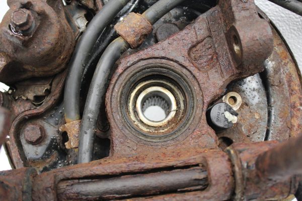 2002-2007 SUBARU WRX & FORESTER XT REAR LH DRIVER HUB KNUCKLE SPINDLE 5X100 - Image 5