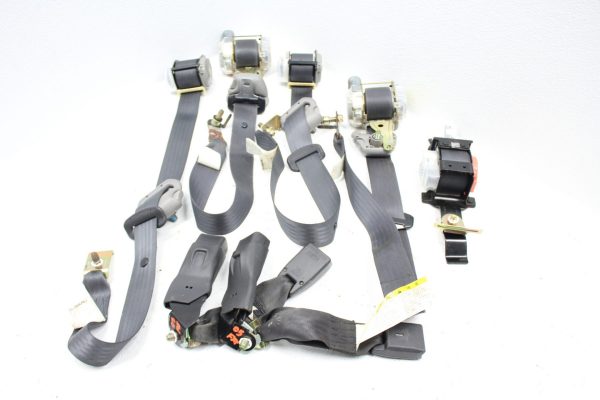 04-05 2004-2005 SUBARU FORESTER XT FXT FRONT & REAR SEAT BELTS SET ASSEMBLY OEM