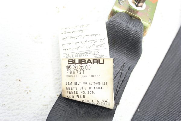 04-05 2004-2005 SUBARU FORESTER XT FXT FRONT & REAR SEAT BELTS SET ASSEMBLY OEM - Image 6