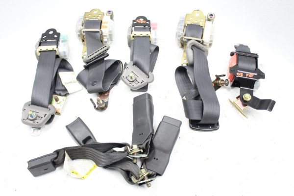 04-05 2004-2005 SUBARU FORESTER XT FXT FRONT & REAR SEAT BELTS SET ASSEMBLY OEM - Image 8