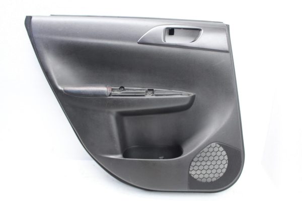 08-14 2008-2014 SUBARU IMPREZA WRX STI REAR LH DOOR CARD PANEL DRIVER SIDE OEM