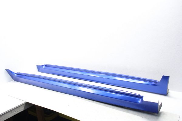 08-14 2008-2014 SUBARU WRX & STI SIDE SKIRTS ROCKER PANELS BLUE LH/RH - Image 2