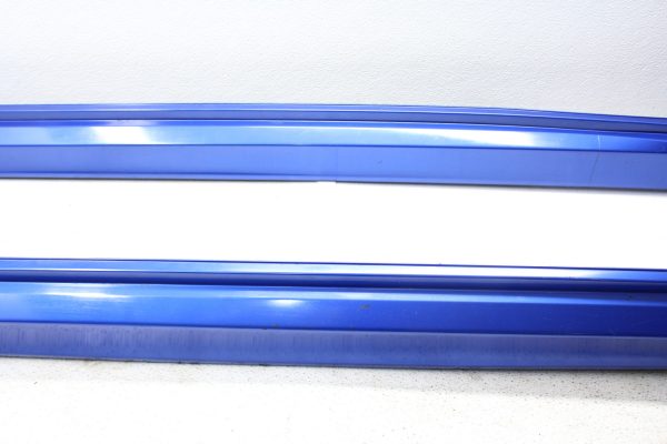 08-14 2008-2014 SUBARU WRX & STI SIDE SKIRTS ROCKER PANELS BLUE LH/RH - Image 4