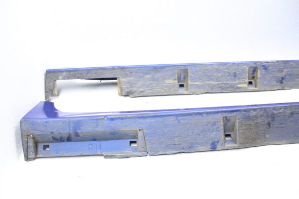 08-14 2008-2014 SUBARU WRX & STI SIDE SKIRTS ROCKER PANELS BLUE LH/RH - Image 8