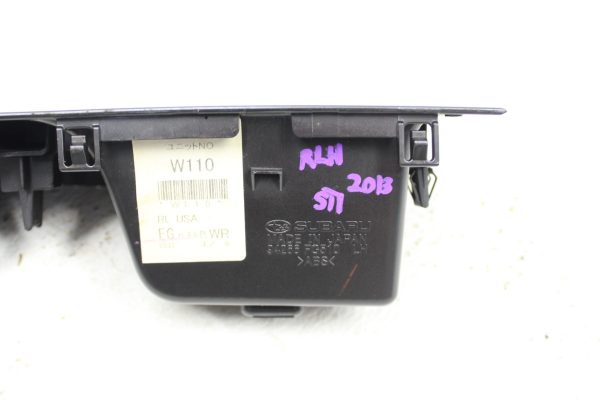2008-2014 SUBARU IMPREZA WRX STI REAR LH DRIVER DOOR WINDOW SWITCH HANDLE - Image 6