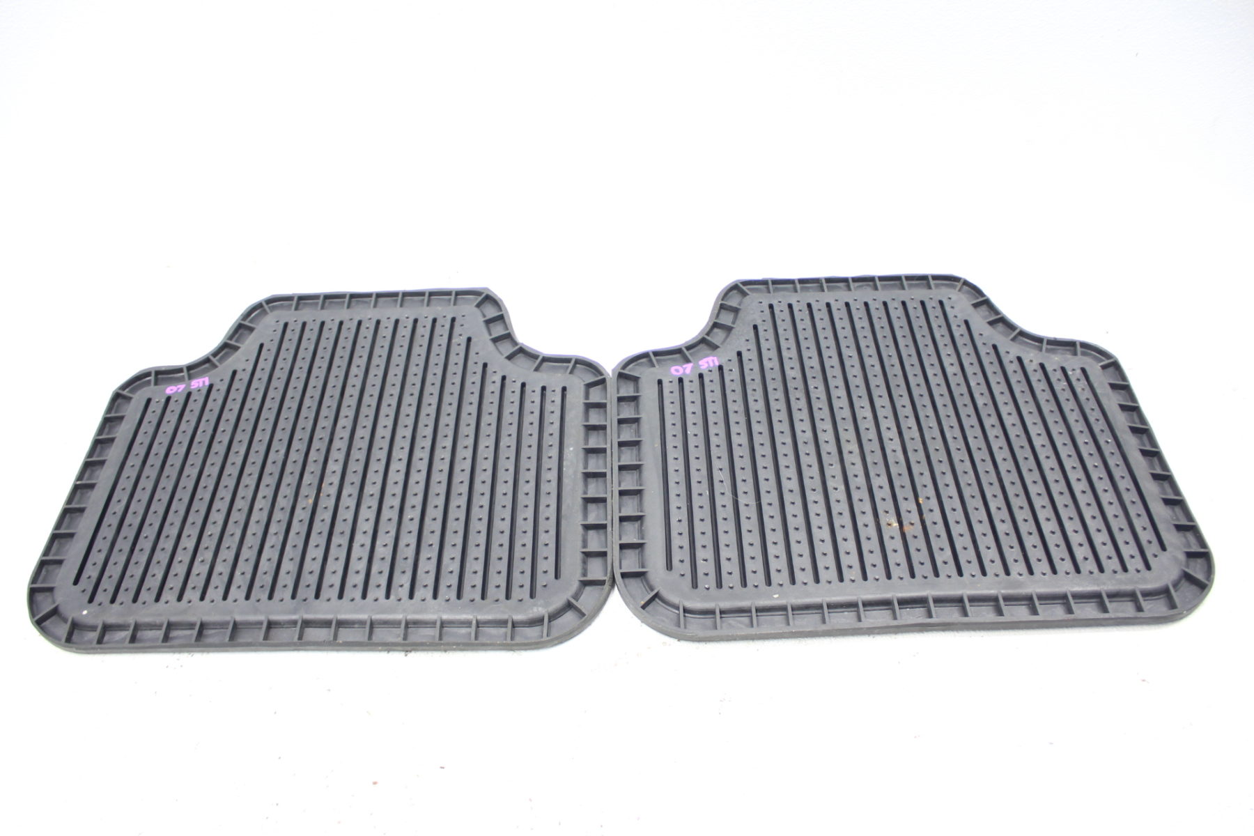 Full Set Black Floor Mats For 2002-2007 Subaru Impreza WRX / WRX STI (Front & Rear)
