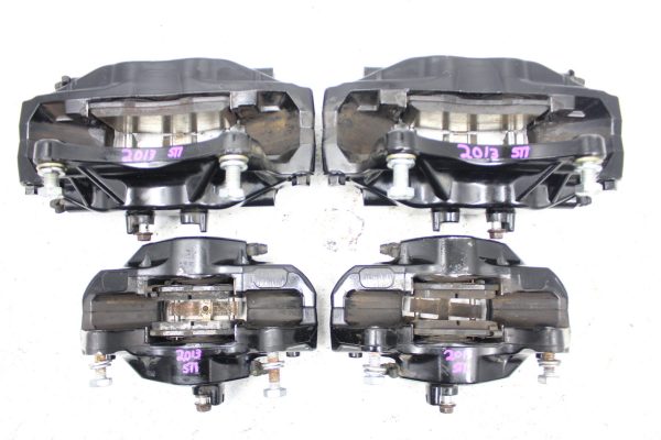 2008-2017 SUBARU WRX STI FRONT & REAR BREMBO BRAKE CALIPERS OEM 55K MILES EJ257 - Image 5