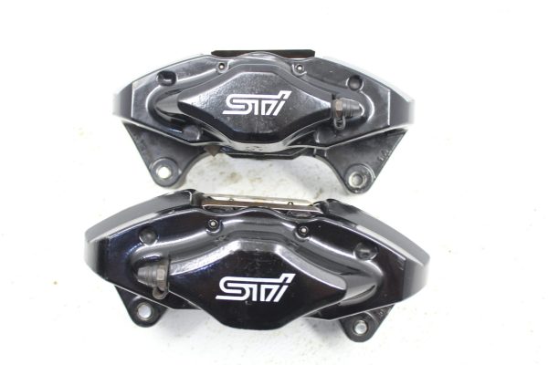 2008-2017 SUBARU WRX STI FRONT & REAR BREMBO BRAKE CALIPERS OEM 55K MILES EJ257 - Image 8