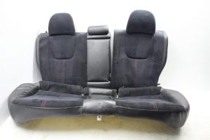 08-14 2008-2014 SUBARU IMPREZA WRX STI REAR SEATS BLACK SUEDE ALCANTARA OEM