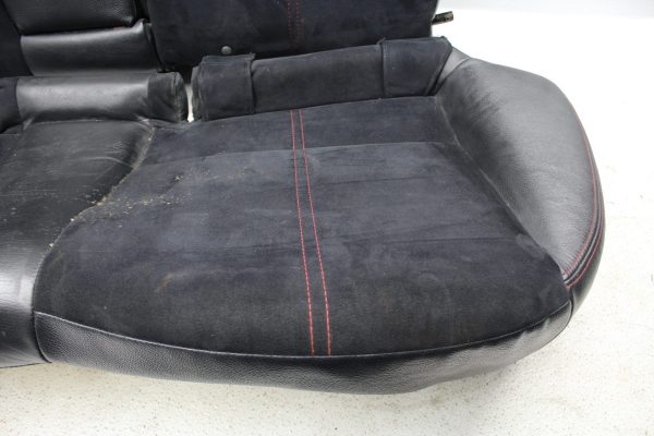 08-14 2008-2014 SUBARU IMPREZA WRX STI REAR SEATS BLACK SUEDE ALCANTARA OEM - Image 2