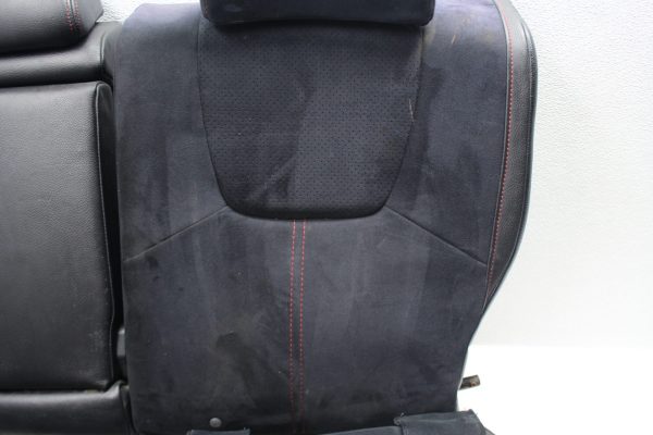 08-14 2008-2014 SUBARU IMPREZA WRX STI REAR SEATS BLACK SUEDE ALCANTARA OEM - Image 3