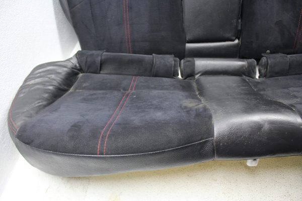 08-14 2008-2014 SUBARU IMPREZA WRX STI REAR SEATS BLACK SUEDE ALCANTARA OEM - Image 5
