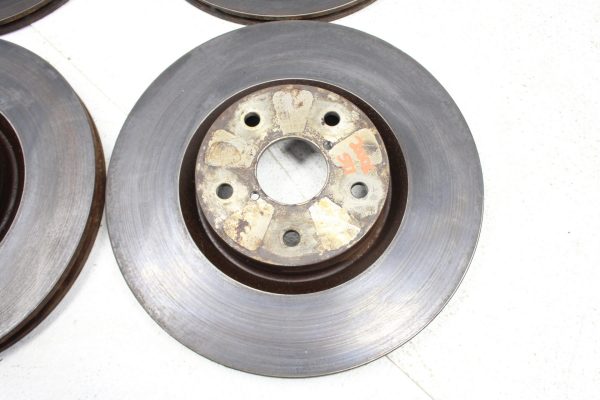 05-07 2005-2007 SUBARU WRX STI FRONT & REAR BRAKE ROTORS SET 5X114 OEM - Image 6