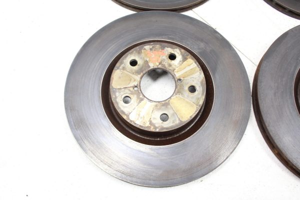 05-07 2005-2007 SUBARU WRX STI FRONT & REAR BRAKE ROTORS SET 5X114 OEM - Image 7