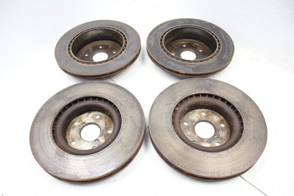 05-07 2005-2007 SUBARU WRX STI FRONT & REAR BRAKE ROTORS SET 5X114 OEM - Image 8
