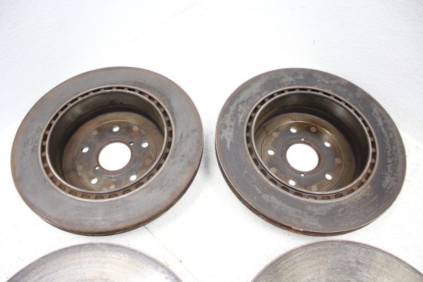 05-07 2005-2007 SUBARU WRX STI FRONT & REAR BRAKE ROTORS SET 5X114 OEM - Image 10