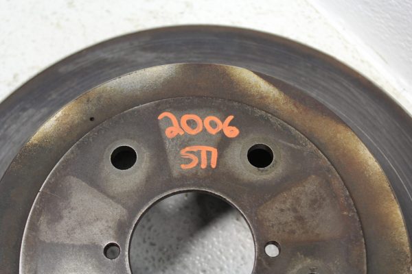 05-07 2005-2007 SUBARU WRX STI FRONT & REAR BRAKE ROTORS SET 5X114 OEM - Image 11