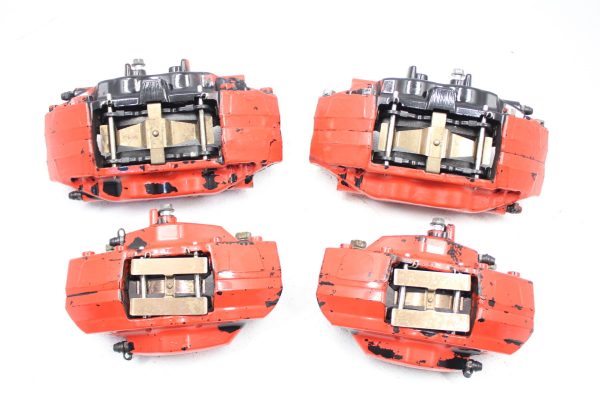 2008-2017 SUBARU WRX STI FRONT & REAR BREMBO BRAKE CALIPERS OEM 47K MILES EJ257 - Image 2
