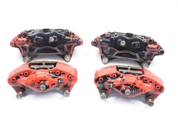 2008-2017 SUBARU WRX STI FRONT & REAR BREMBO BRAKE CALIPERS OEM 47K MILES EJ257 - Image 3
