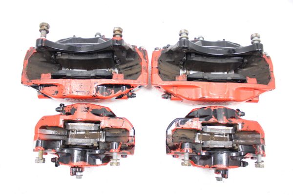 2008-2017 SUBARU WRX STI FRONT & REAR BREMBO BRAKE CALIPERS OEM 47K MILES EJ257 - Image 4