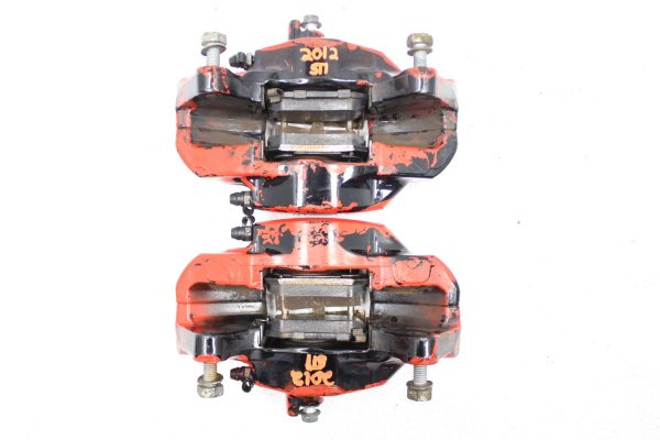 2008-2017 SUBARU WRX STI FRONT & REAR BREMBO BRAKE CALIPERS OEM 47K MILES EJ257 - Image 10