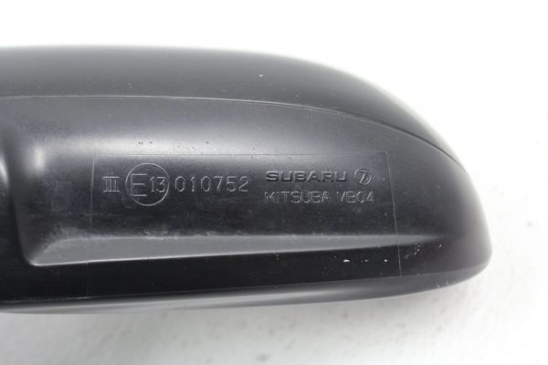 04-07 2004-2007 SUBARU WRX & STI LH DRIVERS SIDE MIRROR BLACK OEM 91031FE510VO - Image 6