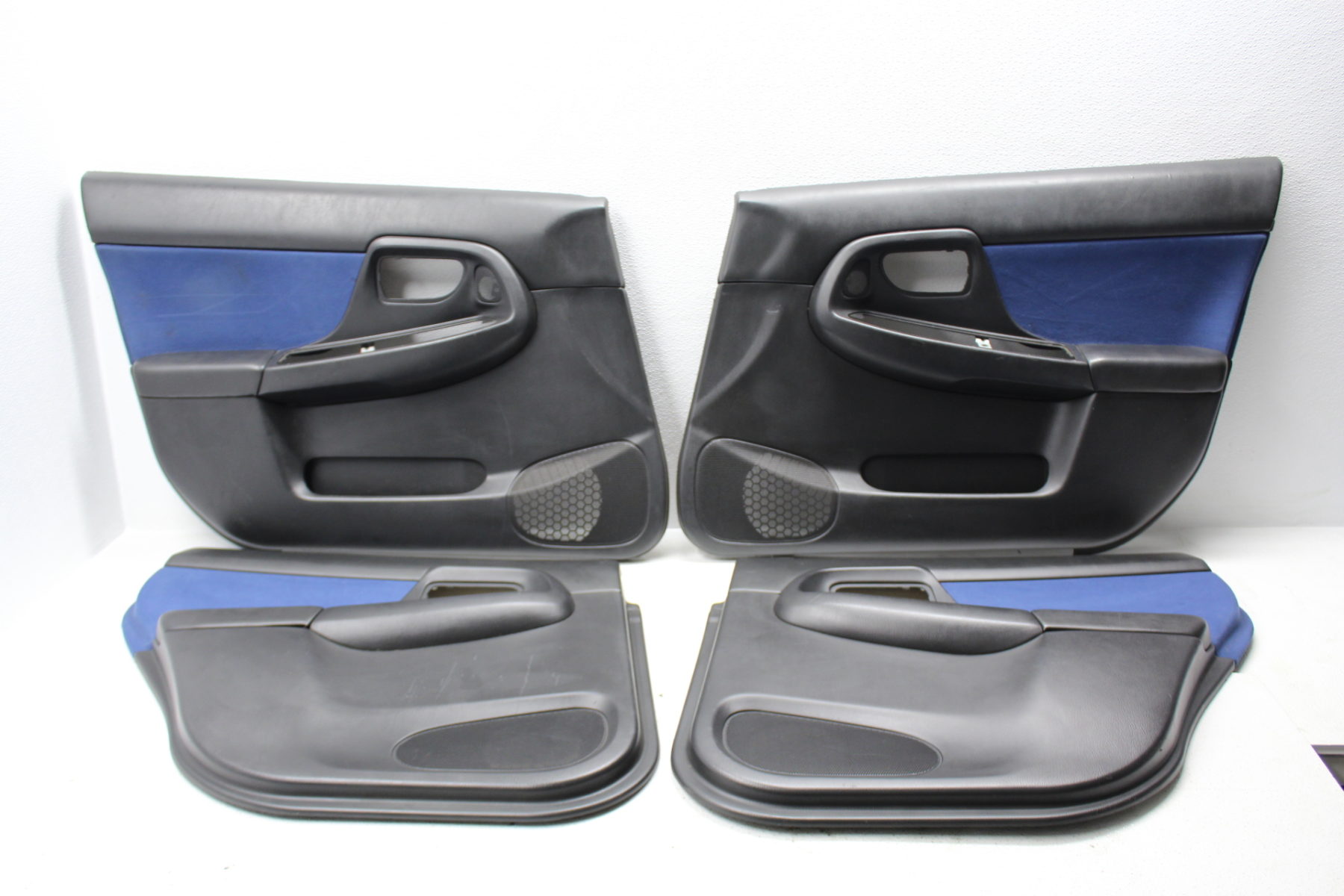 02-04 2002-2004 SUBARU WRX & STI FRONT AND REAR BLUE SUEDE DOOR