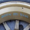 04 2004 SUBARU WRX STI GOLD FORGED BBS RIMS WHEELS & TIRES 5X100 17X7.5 OEM - Image 11