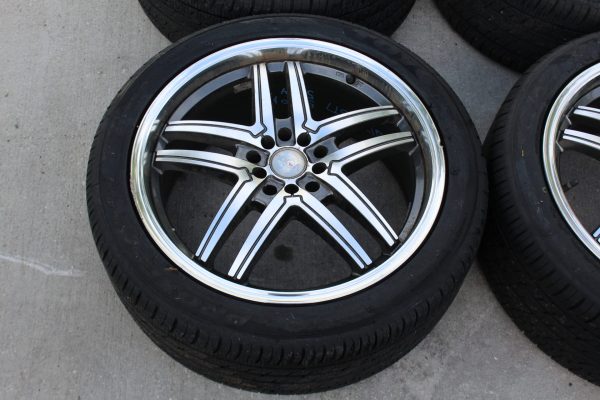 08-14 2008-2014 SUBARU WRX STI VOXX RIMS WHEELS & TIRES 10 SPOKE 5X100/5X114 - Image 5