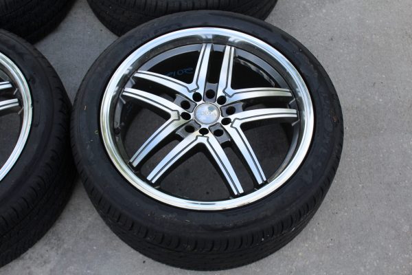 08-14 2008-2014 SUBARU WRX STI VOXX RIMS WHEELS & TIRES 10 SPOKE 5X100/5X114 - Image 6
