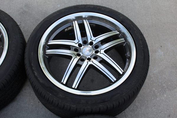 08-14 2008-2014 SUBARU WRX STI VOXX RIMS WHEELS & TIRES 10 SPOKE 5X100/5X114 - Image 7