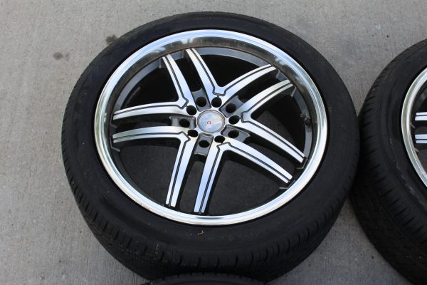 08-14 2008-2014 SUBARU WRX STI VOXX RIMS WHEELS & TIRES 10 SPOKE 5X100/5X114 - Image 8