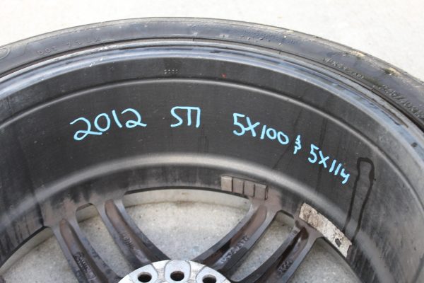 08-14 2008-2014 SUBARU WRX STI VOXX RIMS WHEELS & TIRES 10 SPOKE 5X100/5X114 - Image 11