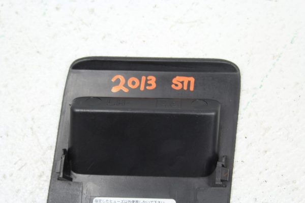 08-14 2008-2014 SUBARU IMPREZA WRX STI INTERIOR UNDER DASH FUSE BOX COVER PANEL - Image 6