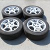 98-01 1998-2001 SUBARU IMPREZA 2.5 RS GC8 6 SPOKE WHEELS & TIRES 5X100 OEM - Image 2