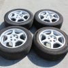 98-01 1998-2001 SUBARU IMPREZA 2.5 RS GC8 6 SPOKE WHEELS & TIRES 5X100 OEM - Image 3