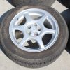 98-01 1998-2001 SUBARU IMPREZA 2.5 RS GC8 6 SPOKE WHEELS & TIRES 5X100 OEM - Image 5