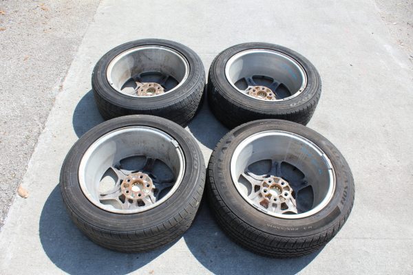 98-01 1998-2001 SUBARU IMPREZA 2.5 RS GC8 6 SPOKE WHEELS & TIRES 5X100 OEM - Image 10